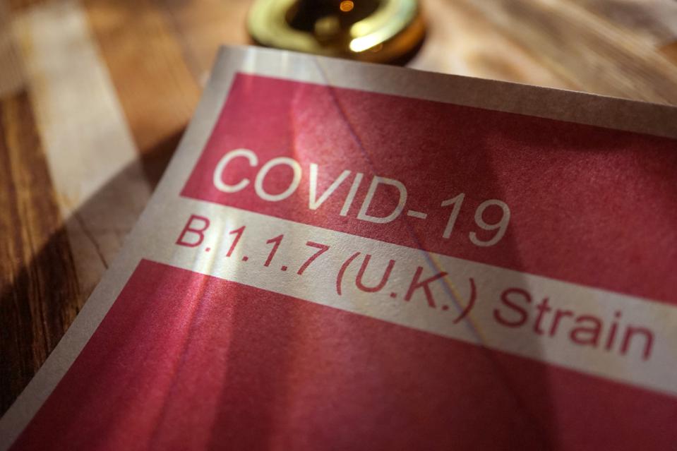 U.K. Variant Of Coronavirus Doesn’t Cause More Severe Covid-19 Cases, Study Finds