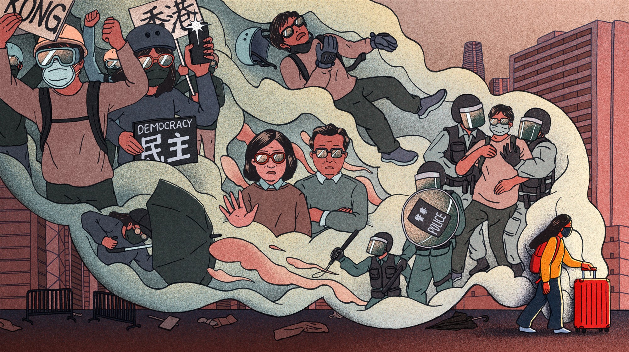 How A Hong Kong Protester Became One Of The Territory's Youngest Exiles