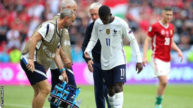 Euro 2020: France Forward Ousmane Dembele Ruled Out Of Tournament By Injury