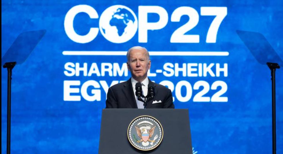 Joe Biden: The Very Life Of The Planet Is At Stake At Cop27