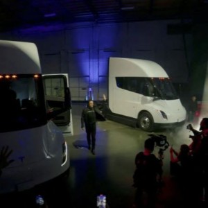 Tesla CEO Elon Musk Kicks Off First Semi Truck Deliveries