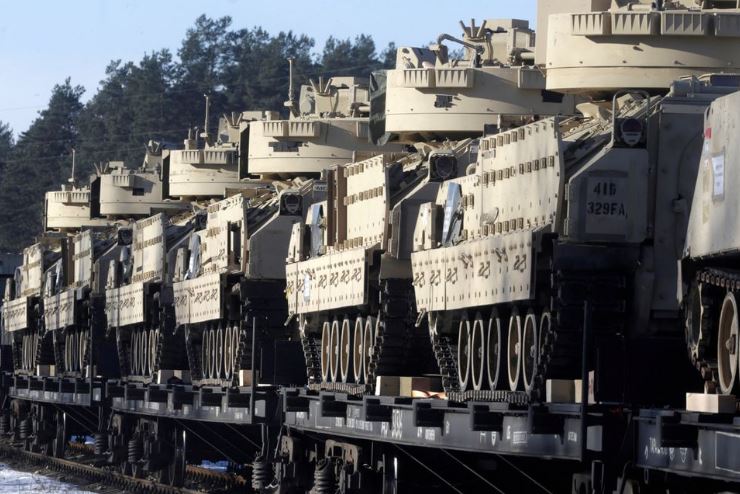 U.S. To Send Hundreds Of Armoured Vehicles, Rockets To Ukraine