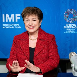  Despite Gaza conflict and AI rise, IMF chief optimistic about global economy.