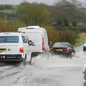 Flood Alerts Issued Due To Heavy Rainfall And Strong Winds Battering The UK's Regions.