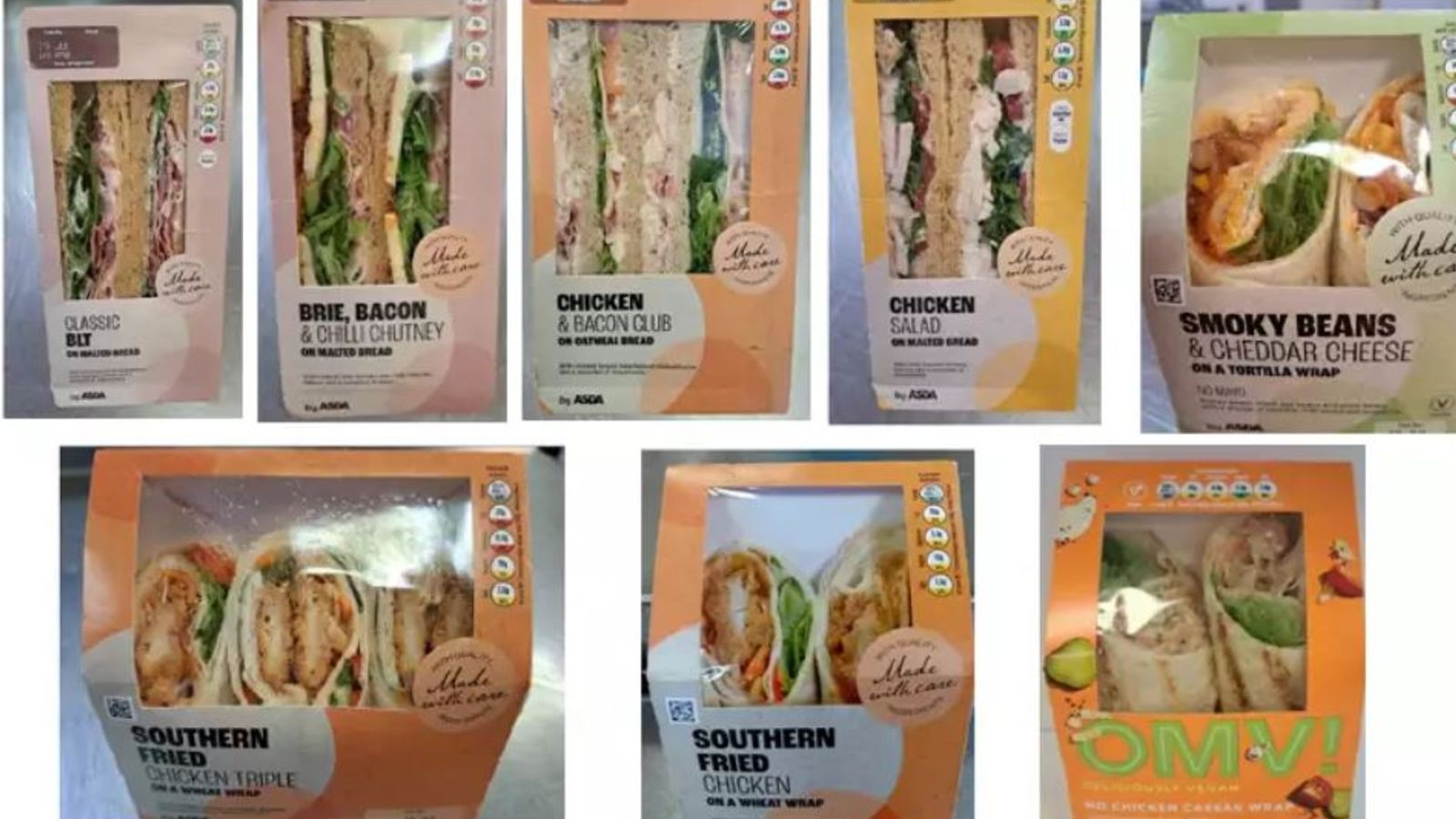 Sandwiches, Wraps and Salads Recalled over E.coli Risk