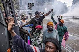 Breaking: Fire in Part of Kenyan Parliament as Legislators Flee from Protesters