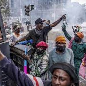 breaking-fire-in-part-of-kenyan-parliament-as-legislators-flee-from-protesters
