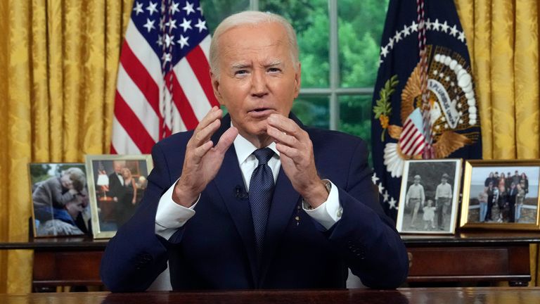 Biden Addresses The Nation After Trump Attack