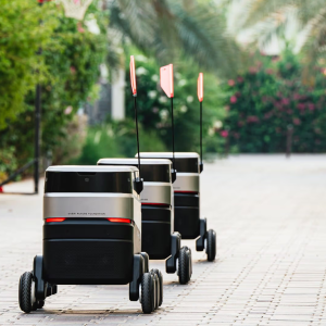The Sustainable City Dubai launches delivery robots with Dubai Future Labs & Lyve Global.