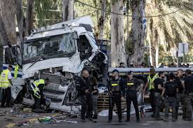 One Dead and Dozens Injured after Truck Rammed bus Stop Near Tel Aviv