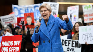 Elizabeth Warren Laments about Elon Musk Gutting Her Consumer Watchdog